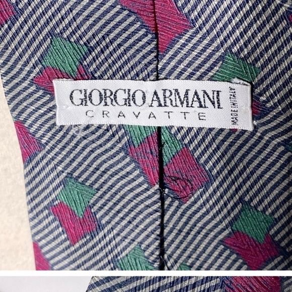 Vintage Giorgio Armani Silk Tie - Picture 6 of 10
